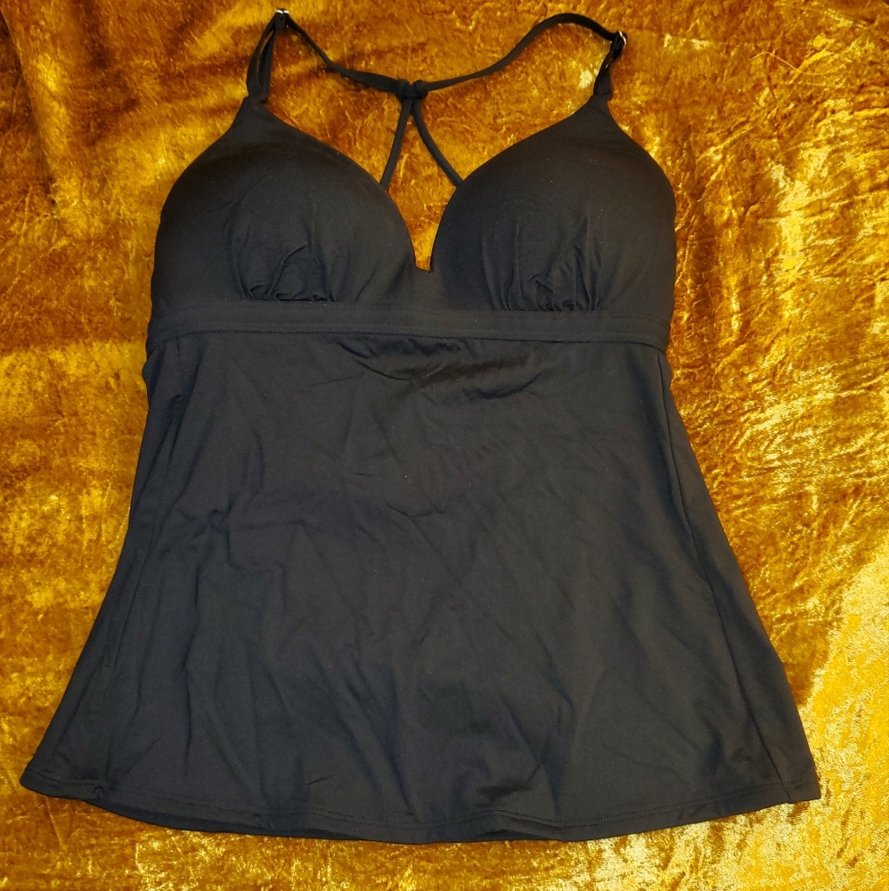 $10 Bundle Deal Athleta Black Tankini Prism Back - Picture 2 of 8